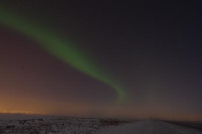 冬のアイスランド旅 その3 滝、温泉、そしてオーロラ