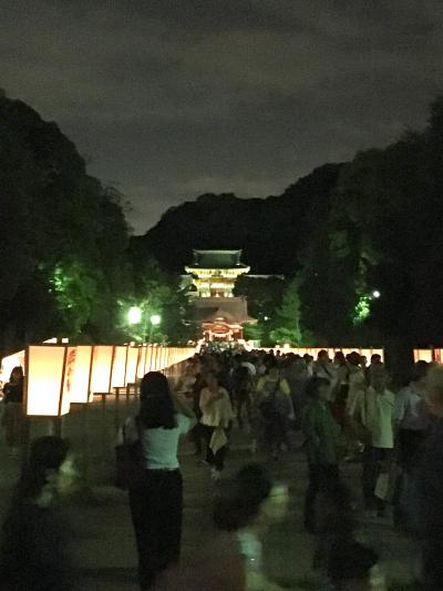 鎌倉鶴岡八幡宮ぼんぼり祭（夜）