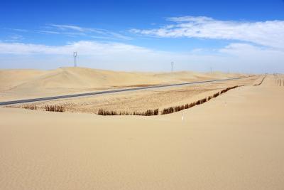 灼熱の新疆ウイグル旅２　和田（ホータン）郊外遺跡と砂漠観光