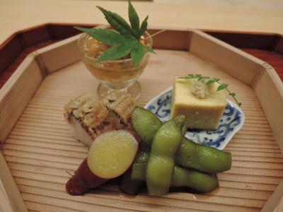 旅先の美味しいもの　小田原　円相の懐石料理　2016年8月