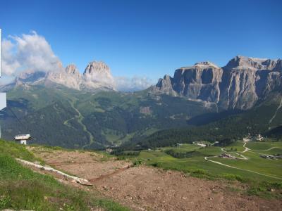 ドロミテ　Fassa谷の旅８　Bervedere,Marmolada