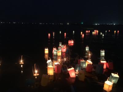 敦賀　とうろう流しと大花火大会