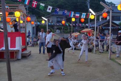 子ぎつねが踊る、姫島の盆踊りに行ってきた。