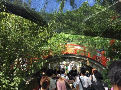 猛暑の京都で大人な旅？ その1  下鴨神社御手洗祭と嵐山の鵜飼