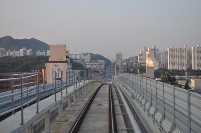2016年8月韓国鉄道旅行8（仁川地下鉄2号線初乗車）