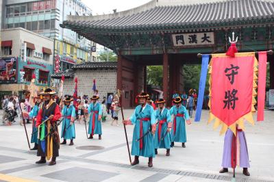 ２０１６年８月　韓国　（２）　ソウル　【徳寿宮、南大門（崇礼門）、冷麺】