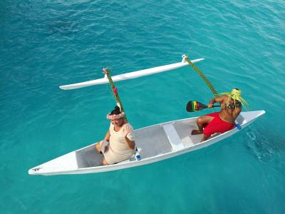 タヒチ〜ボラボラ島〜4日目 挙式+ハネムーン(カヌーブレックファスト編)