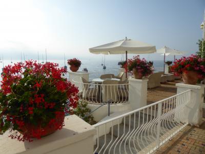 夏の優雅な南イタリア周遊旅行♪　Vol280(第16日)　☆Isola d'Ischia/S.Angelo：「Hotel Miramare Sea Resort」優雅な朝食♪