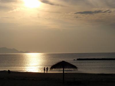 日本海の美味しい魚料理と夕陽を眺めに出かけてきました