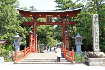福井県敦賀市の氣比神宮参拝、三方五湖レインボーラインにも行きました