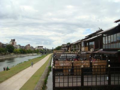 青春18切符で京都は川床へ