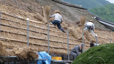 大内宿で茅葺民家を散策・・・高遠そばをねぎで食べる！