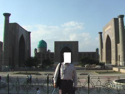 (22)2006年ＧＷウズベキスタン・タジキスタンの旅8日間④サマルカンド(ｼｬｰﾋｽﾞｨﾝﾀﾞ廟群 ｸﾞﾘ･ｱﾐｰﾙ廟 ｱﾌﾗｼｬﾌﾞの丘 ﾋﾞﾋﾞﾊﾆﾑ･ﾓｽｸ ﾚｷﾞｽﾀﾝ広場(3つのﾒﾄﾞﾚｾ))