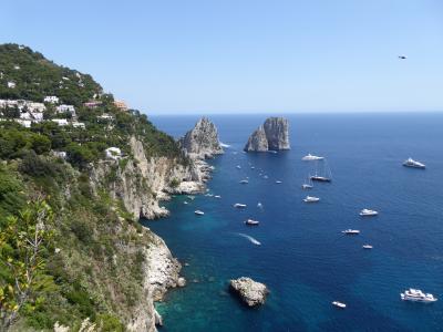 夏の優雅な南イタリア周遊旅行♪　Vol353(第18日)　☆Isola d'Capri：優雅なカプリ島の日帰り旅♪　「Giardini d'Augusto」天国のようなパノラマ♪