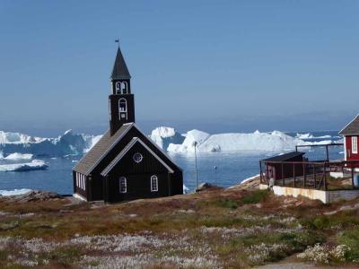 グリーンランドの世界自然遺産の町イルリサットを訪問