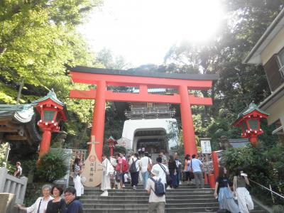 夏の終わりに江ノ島と江ノ電