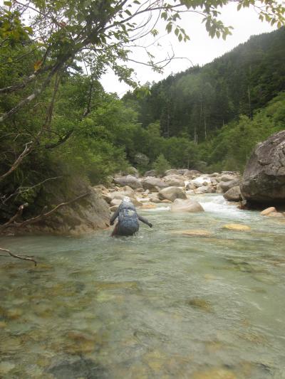 黒部の沢にトライ♪ 黒部ダム〜奥黒部ヒュッテ〜東沢谷