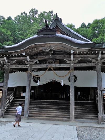 戸隠神社　中社に参拝　御神木・三本杉　☆山口屋主人は忍者風