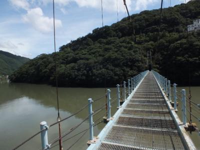 阿波池田の四国随一の歩道吊橋と三好郡の滝巡り