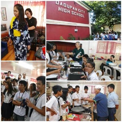 フィリピン・パンガシナン州 Dagupan National High School で日本文化紹介イベントに参加