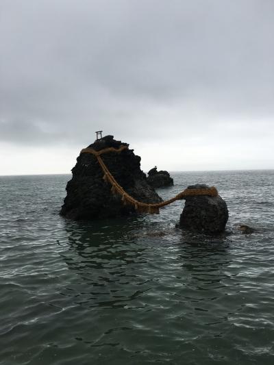 雨の二見浦