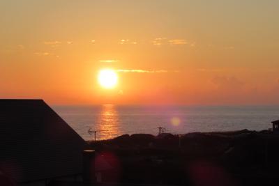 利尻島　さいはての夕日は最高だった〜