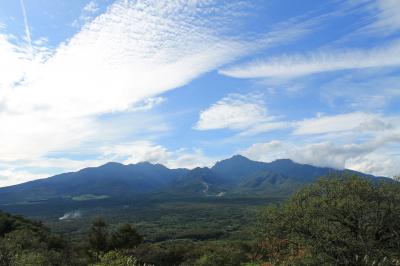 9月の晴れ間の八ヶ岳　1日目は野辺山・清里周辺