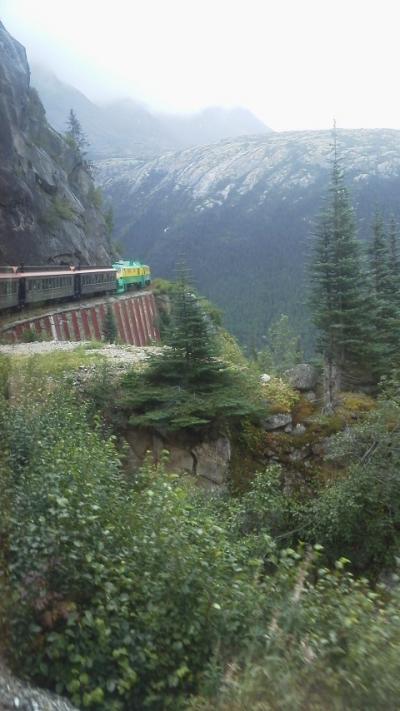 カナダドライブ旅行（その６）　ホワイトホース⇔スカグウェイ「アラスカ」（鉄道＆バスツアー）
