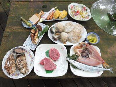 人生初キャンプ！～自然の中、新鮮な食材と秋の味覚でバーベキューは最高だ～＼(^o^)／