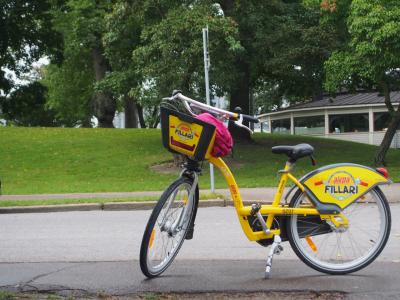 ２度目のフィンランドはヘルシンキで暮らすように旅しよう ♪     その４レンタサイクルで街の中を走ってみよう！