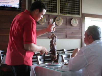 クルゼイロのシュハスカリーアにて