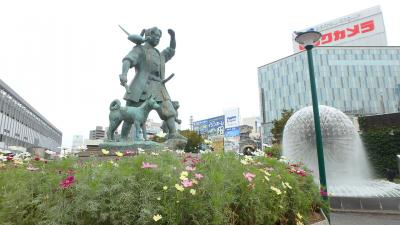 津山線沿線を歩く(1)岡山駅-法界院駅（西川緑道公園経由）