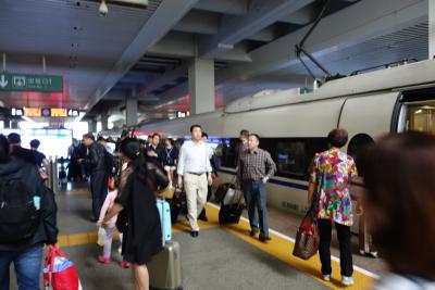 20161024 杭州から廈門まで、高速列車移動