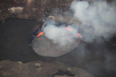 3回目のハワイ島5日目 ヘリで島一周