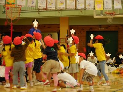 孫の運動会で東京に