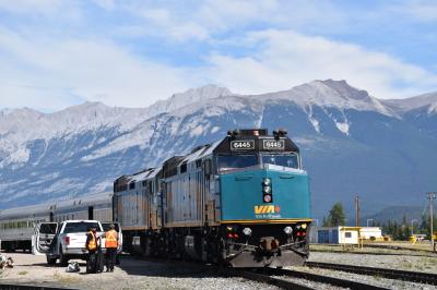 世界２周目旅行　北米～欧州　⑤VIA鉄道　カナディアン号でジャスパーからバンクバーへ