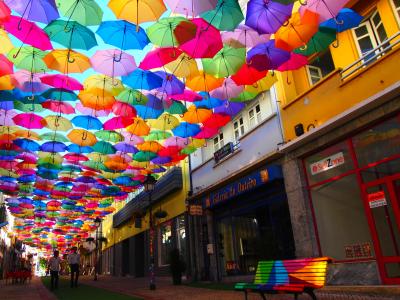 アゲダのアンブレラスカイプロジェクトに行ってきた