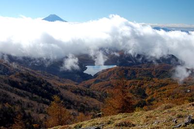 紅葉を愛でに大縦走　大菩薩嶺～牛ノ寝通り～三頭山