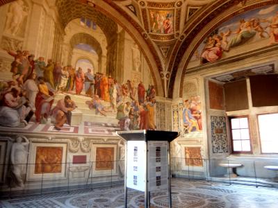 2016年秋　イタリア旅行　誰もいないバチカン美術館