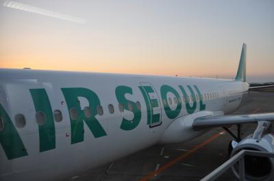 2016年11月エアソウルで行く韓国鉄道旅行1（エアソウルで仁川空港へ）