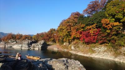 2016年11月 長瀞・神川ドライブ旅行♪長瀞ライン下り～紅葉と冬桜のコラボ♪ 