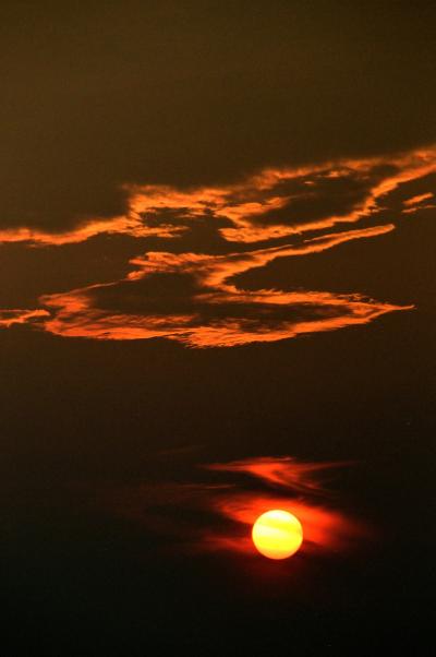 琵琶湖の夕日と有馬温泉