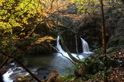 ◆禁断の戸草川渓谷・みちのくほぼ最後の紅葉