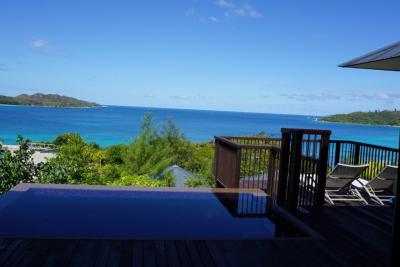 Ocean view king pool villa@Raffles Praslin Saychelles [セーシェル旅行記]