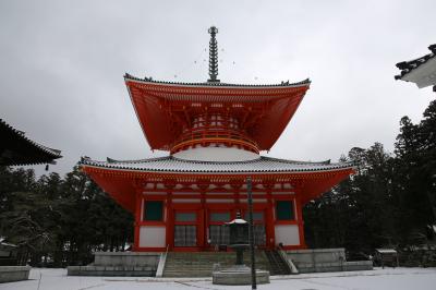 旅するイルカ♪　低気圧　雪が降ったら　高野山　←（才能なし）