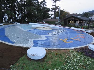 西伊豆・土肥温泉への旅④松原公園と世界一の花時計を見る