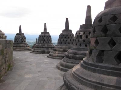 ジャワ島＆バリ島６日間（１）　ボロブドゥール寺院