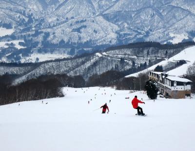 団塊夫婦のスキー＆絶景の旅・2016年末ー快晴の野沢温泉へ