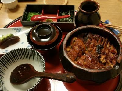 名古屋出張　ドーミーイン名古屋栄と、あつた蓬莱軒松坂店のひつまぶし