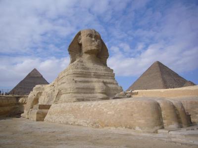 エジプト世界遺産紀行８日間の旅（１）　ギザの三大ピラミッドとスフィンクス
